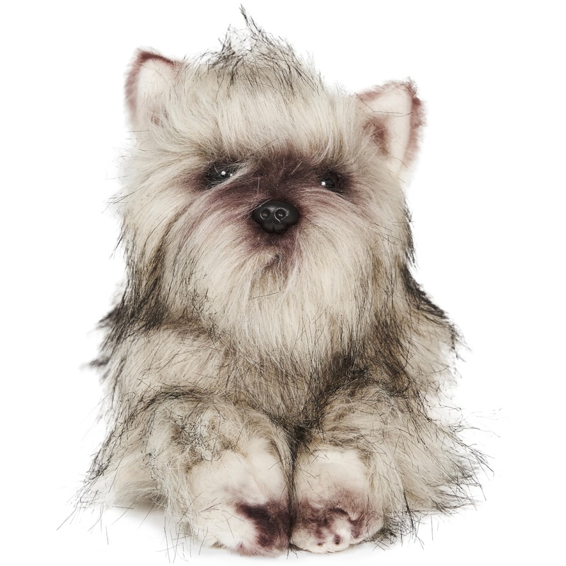 Bearington Collection Cairn Terrier Stuffed Animal, 13 Inch Realistic Stuffed Animal
