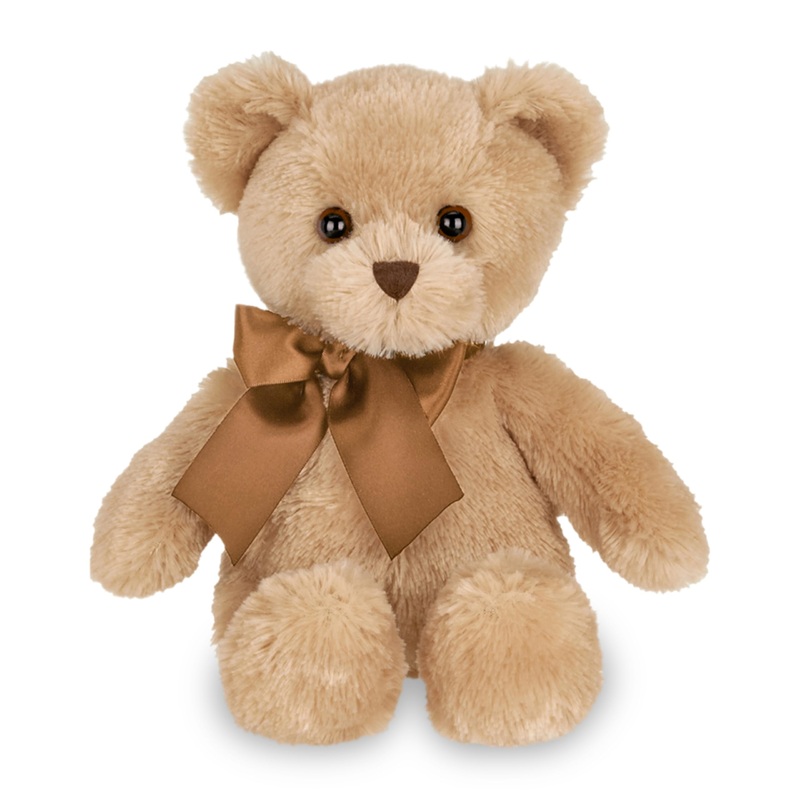 Bearington Collection Lil' Honey The Brown Teddy Bear Plush, 12 Inch Bear Stuffed Animal