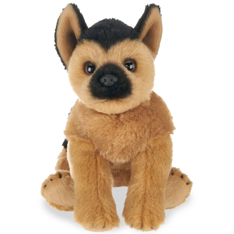 Bearington Lil' Chief The German Shepherd Stuffed Animal, 6.5 Inch Dog Stuffed Animal