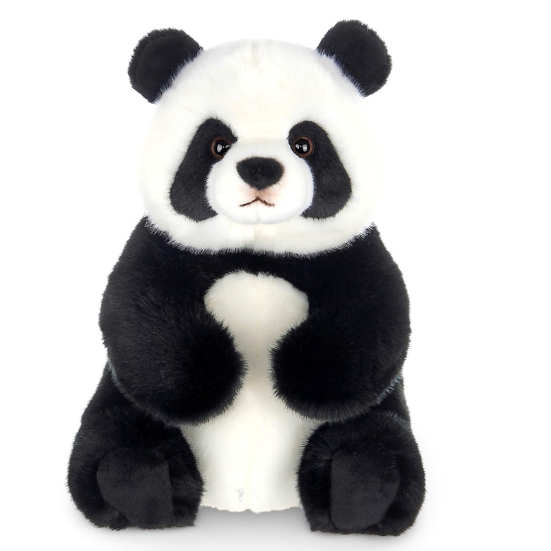Bearington Tux Plush Panda Bear Stuffed Animal, 11 Inch