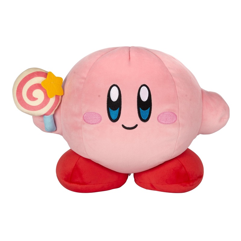 Club Mocchi Mocchi- Kirby Plushies - Kirby With Invincible Candy Plushie - Squishy Kirby Toys - Collectible Plush Toys And Cute Stuffed Animals And Stocking Stuffers For Kids - 15 Inch