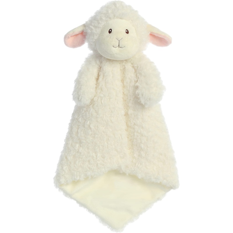 Ebba Aurora Playful Blessing Lamb Luvster Baby Stuffed Animal - Comforting Companion - Imaginative Play - White 16 Inches