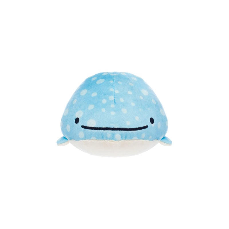 Aqi Jinbesan Whale Plush With Nekonbu And Ika - 9-Inch Plush