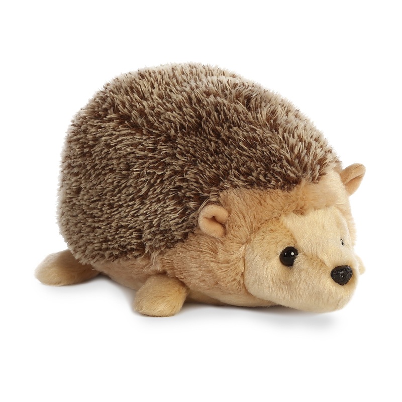 Aurora    Adorable Flopsie    Hedgehog Stuffed Animal - Playful Ease - Timeless Companions - Brown 12 Inches