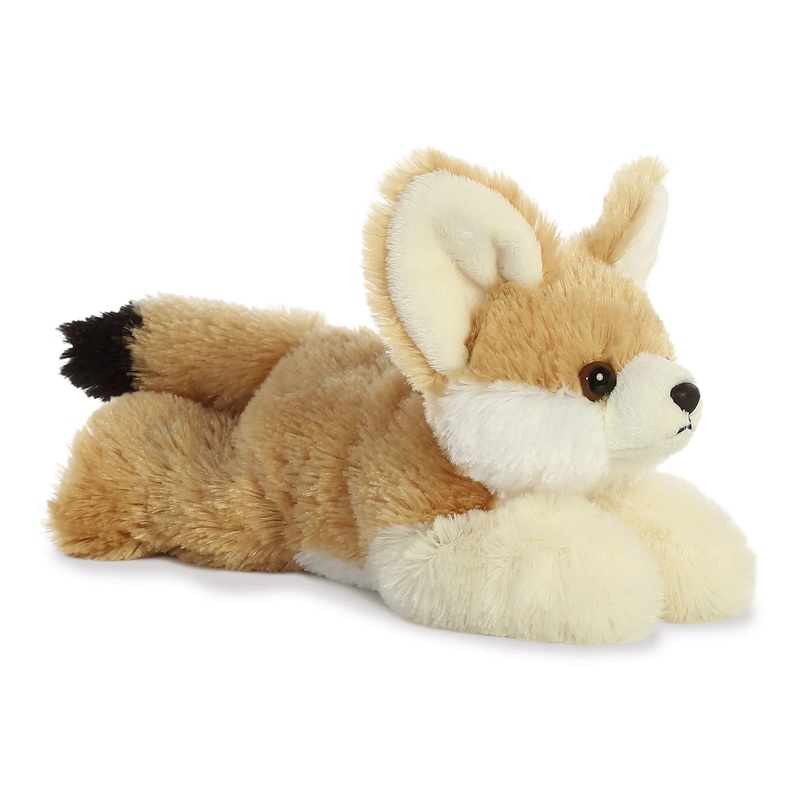 Aurora    Adorable Mini Flopsie    Frisky Fennec Fox    Stuffed Animal - Playful Ease - Timeless Companions - Brown 8 Inches