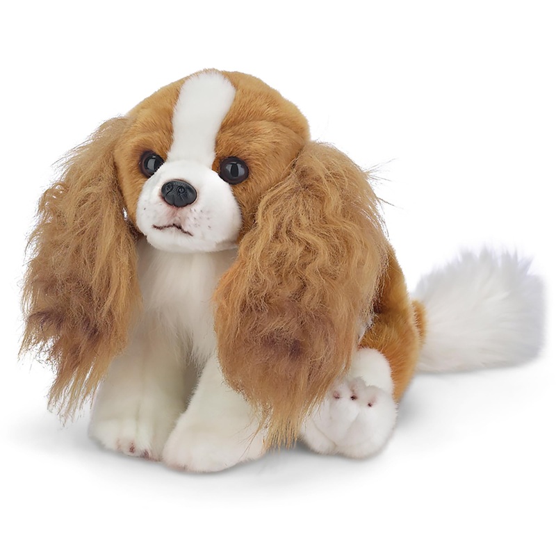 Bearington Sadie Cavalier King Charles Spaniel Plush Stuffed Animal Puppy Dog, 13 Inch