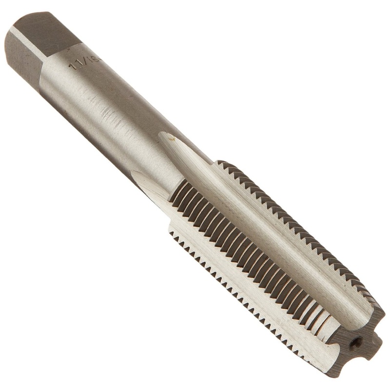 Drill America 4-36 Carbon Steel Plug Hand Tap (Pack Of 12), Dwt Series