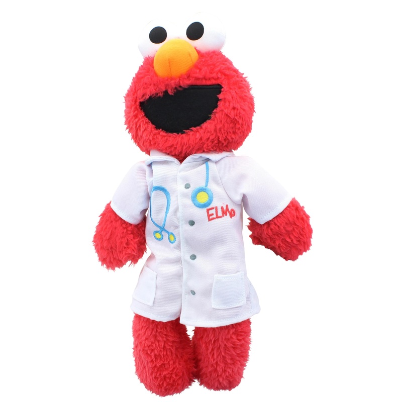 Sesame Street 9.5 Inch Doctor Elmo Collectible Plush