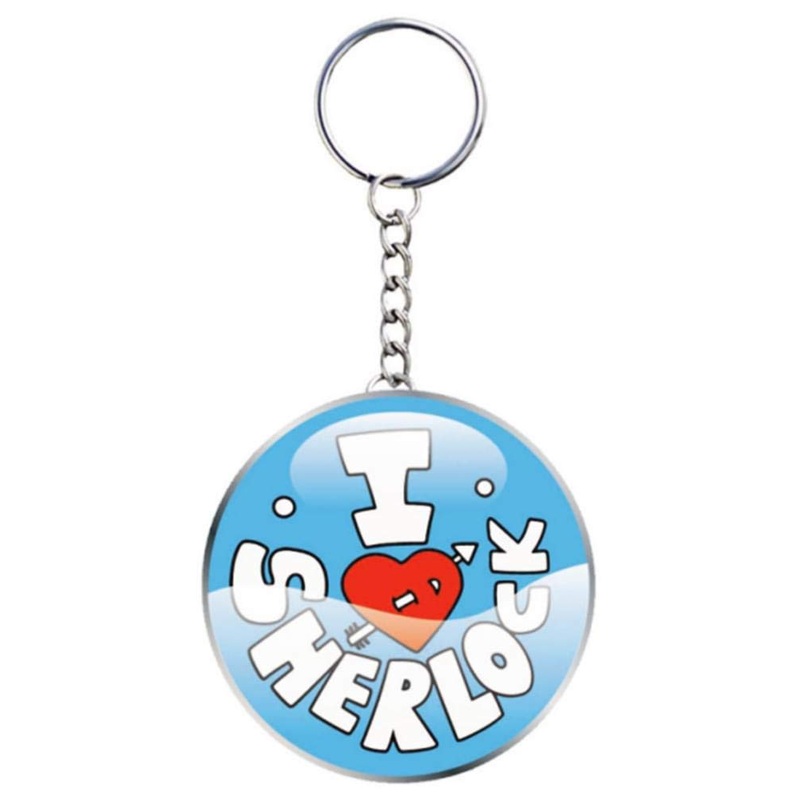 Sherlock 'I Heart Sherlock' Keychain