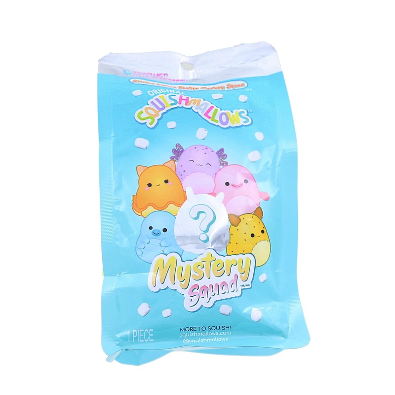 Squishmallow Kellytoy 2021 Limited Edition Sealife Mystery Squad Bag 5 Plush - One Of Six