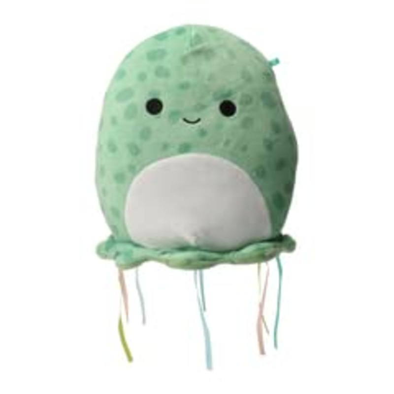 Squishmallows Kellytoy 2022 7 ' ' Winter Jellyfish - Includes Stickers, Green, Sq-Xmas-2022-Jellyfish