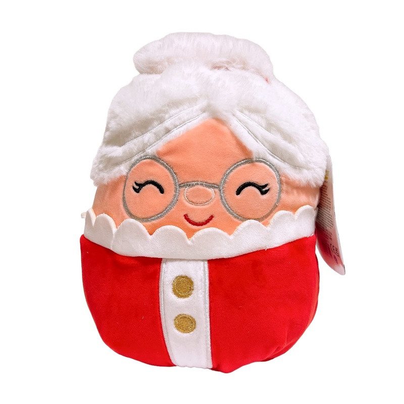Squishmallows Kellytoy Christmas Squad 8 Plush Doll (8 Nicolette Ms Santa)