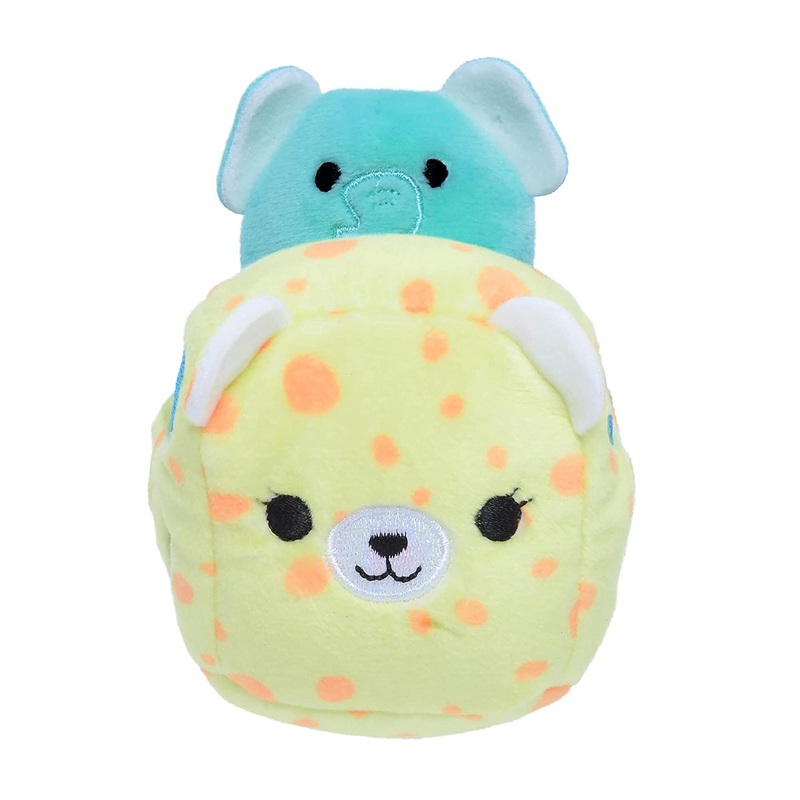 Squishville By Squishmallows Official Kellytoy Plush Squishy Soft Mini Diego The Elephant In Truck