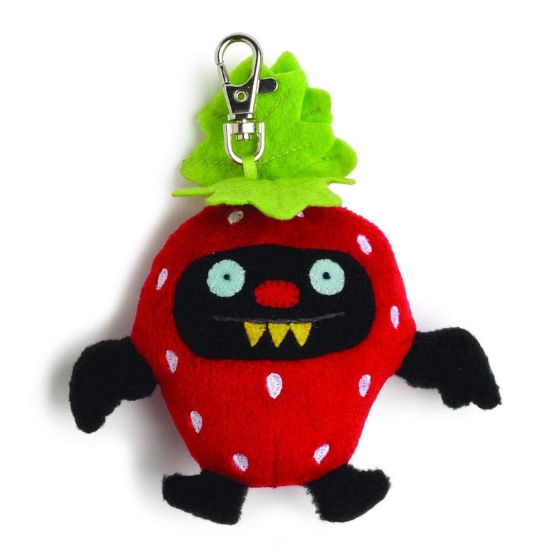 Uglydoll Ugly Fruits 'Ninja Batty' Strawberry Backpack Clip