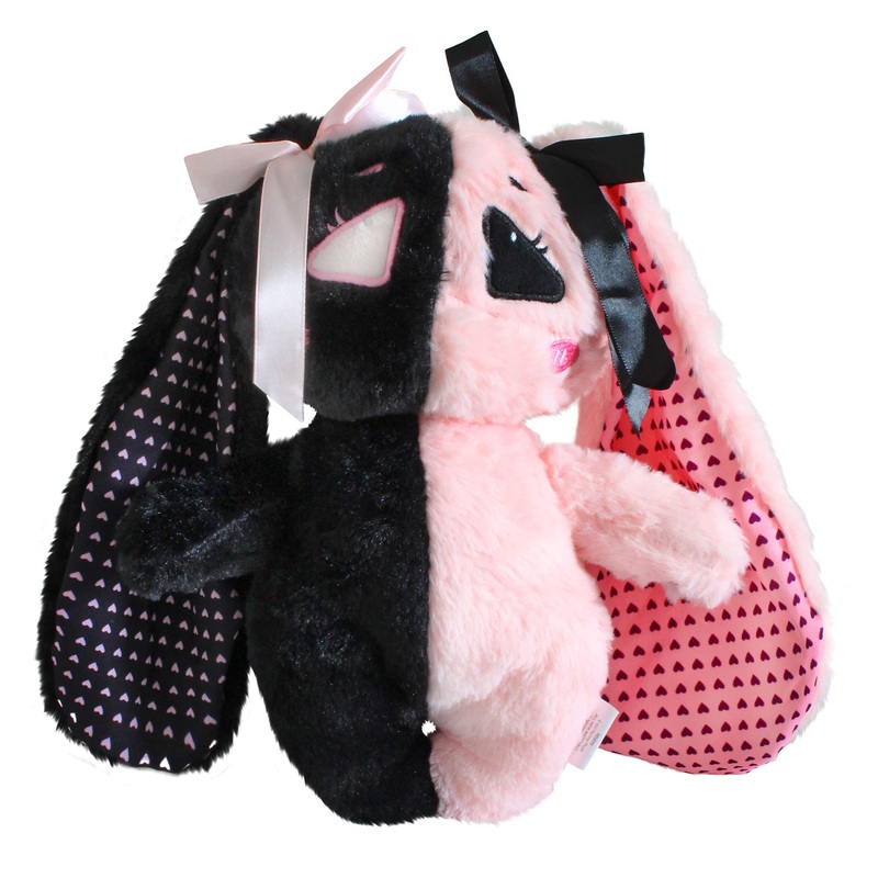 Attatoy E-Girl Bunny Plush, Anime Goth Stuffed Animal For Teens