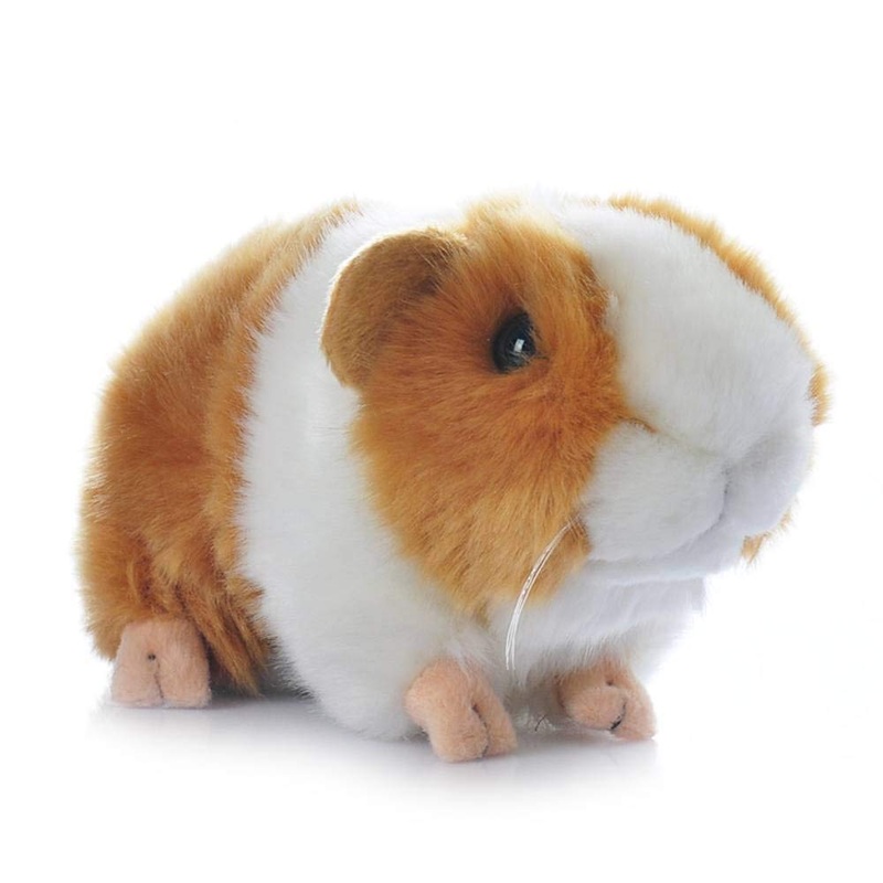 Cute Rabbit 8 Inch Guinea Pig Plush Toy Stuffed Animal Toy Plush Animal Doll (Orange)