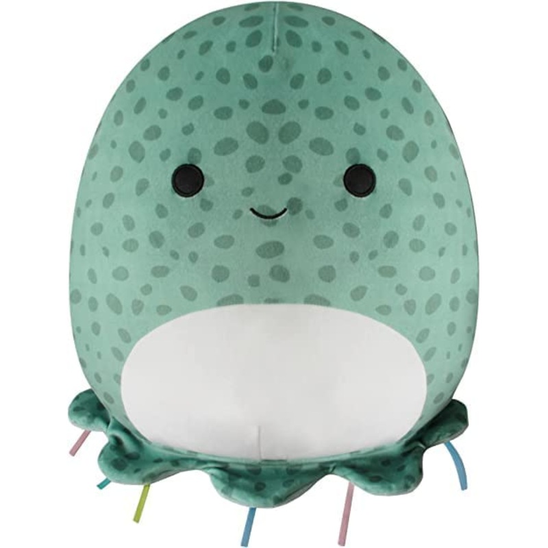Squishmallows Kellytoy Sea Life Squad Plush Toy (8'' Forina The Green Spotted Jellyfish)