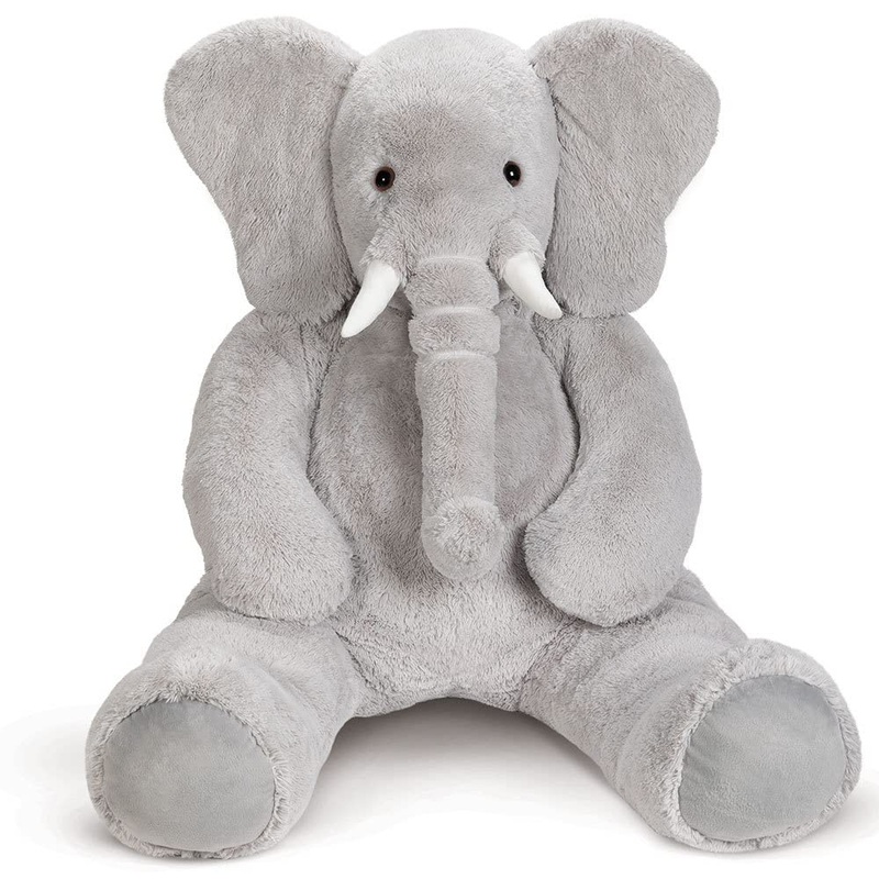 Vermont Teddy Bear Giant Stuffed Elephant - Large Stuffed Elephant, 6 Foot, 6 Ft, 72''