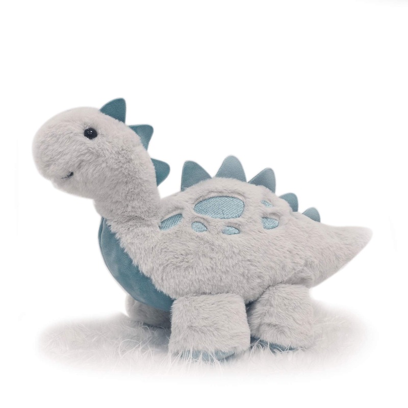 Tcbunny Baby Dinosaur Bedtime Stuffed Animal Plush Toy 15', Stephan(Stegosaurus-Grey)