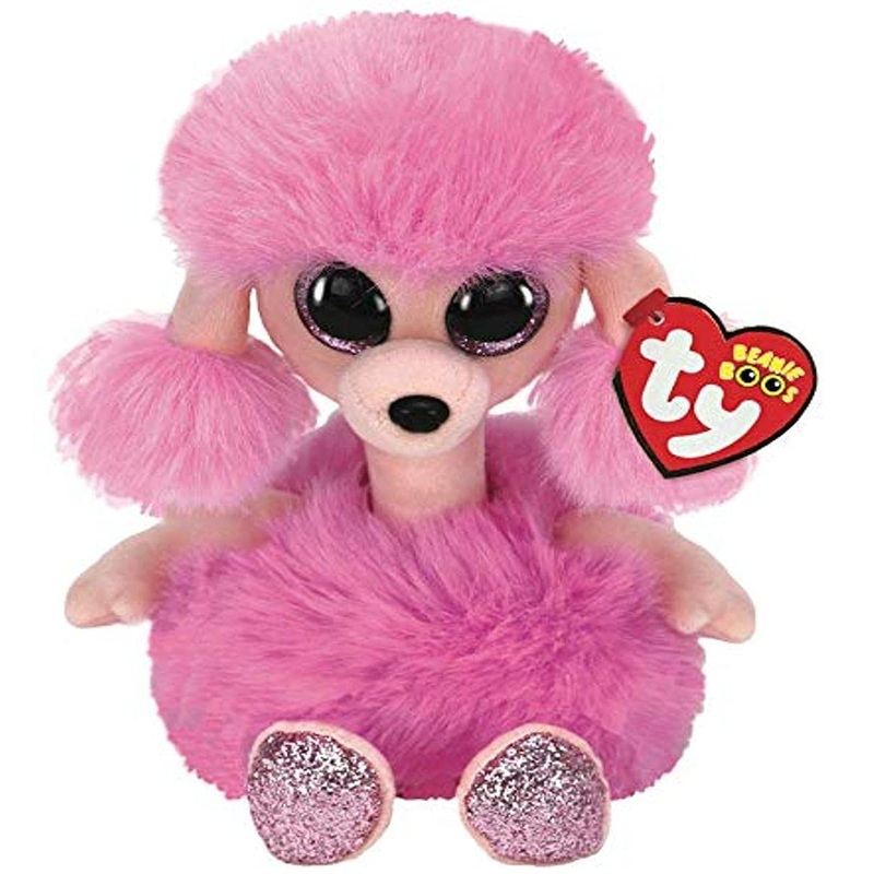 Ty Uk Ltd 2005081 Camilla Poodle - Beanie Boos Stuffed Animal, Multicoloured, 15Cm