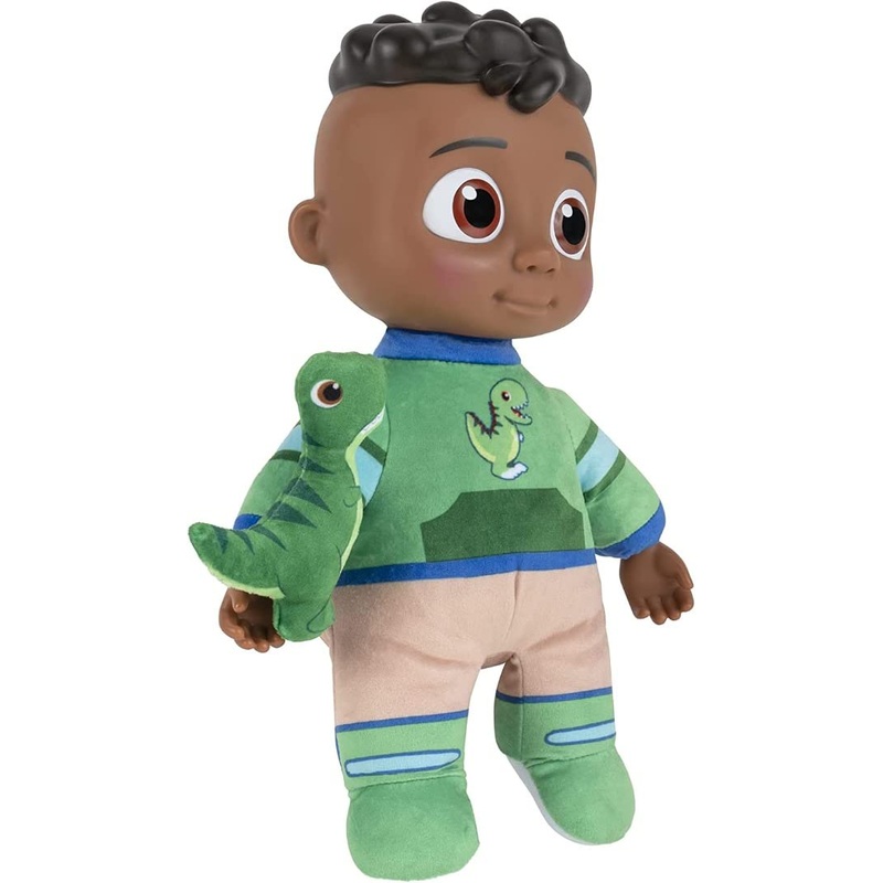 Cocomelon Official My Friend Cody With Dinosaur Plush - Plays CodyS Special Dinosaur Day Song Clips - Press Tummy For Music And Phrases - Toys For Preschoolers