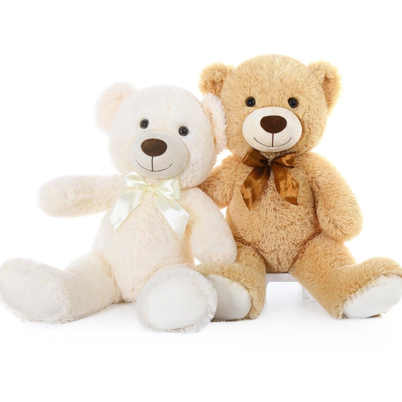 Morismos Teddy Bear Stuffed Animals, 20' Bulk Teddy Bears Plush For Kids, Medium Size Bears For Baby Shower, Christmas