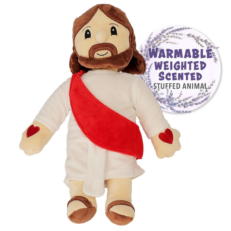 1I4 Group Warm Pals - Jesus - Cozy Lavender Scented Plush Toys - Stuffed Jesus Plush - Coolable Comfort Plushie - Christian Toys