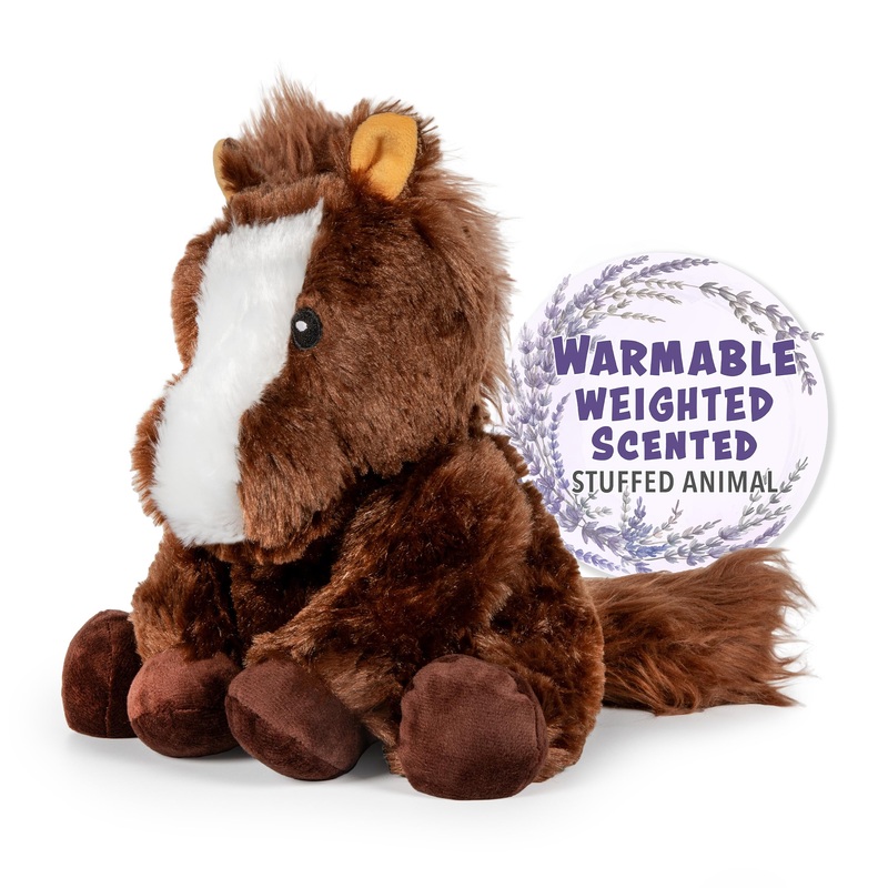 1I4 Group Warm Pals Microwavable Lavender Scented Plush Toy Stuffed Animal - Harry Horse