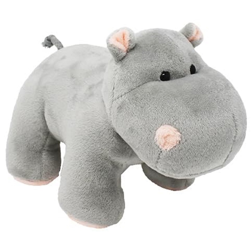 Baby Hippo Plush Toy | Super Soft Hippo Stuffed Animals | Cute Plushies For Kids' Bedroom Or Playroom | 7-In Safari Stuffed Animals For Girls & Boys | Hippo Stuffed Animal Toys By Exceptional Home