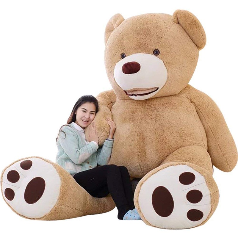 Ikasa Giant Teddy Bear Plush Toy Stuffed Animals(Brown,78 Inches)