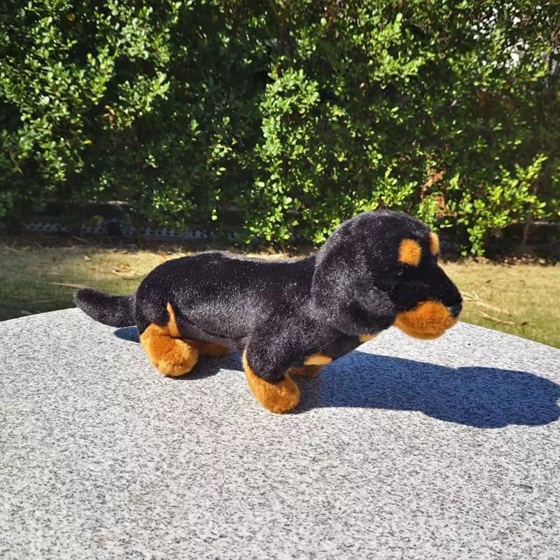 Tammyflyfly Large Dachshund Dog Plush Toy Stuffed Animal Doll 12 Inches (Dachshund-New)