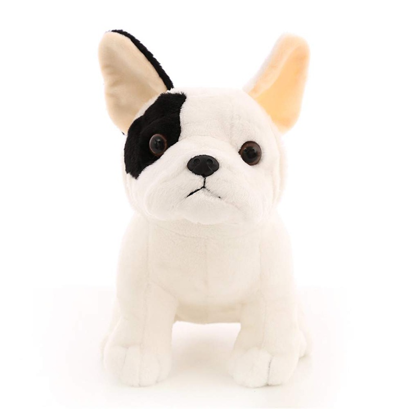 Tammyflyfly New French Bulldog Plush Toy Sitting Pose Mascot Dog Stuffed Doll For Kids Gift 10' Gift For Kids