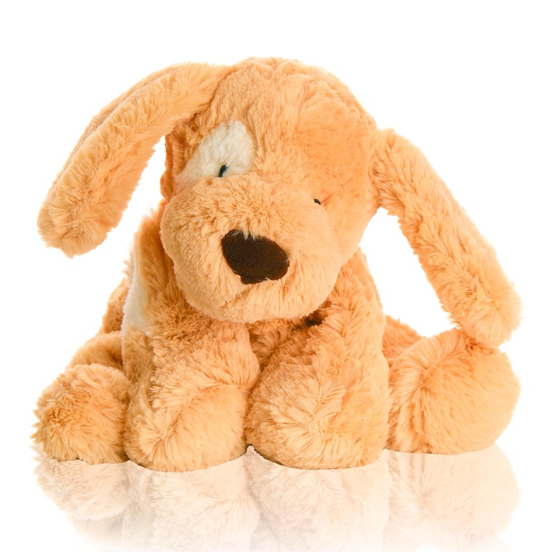 Warm Pals - Puppy Love - 1.5Lbs - Cozy Microwavable Lavender Scented Plush Toys - Heated Stuffed Animal - Heatable Coolable Bedtime Comfort Plushie