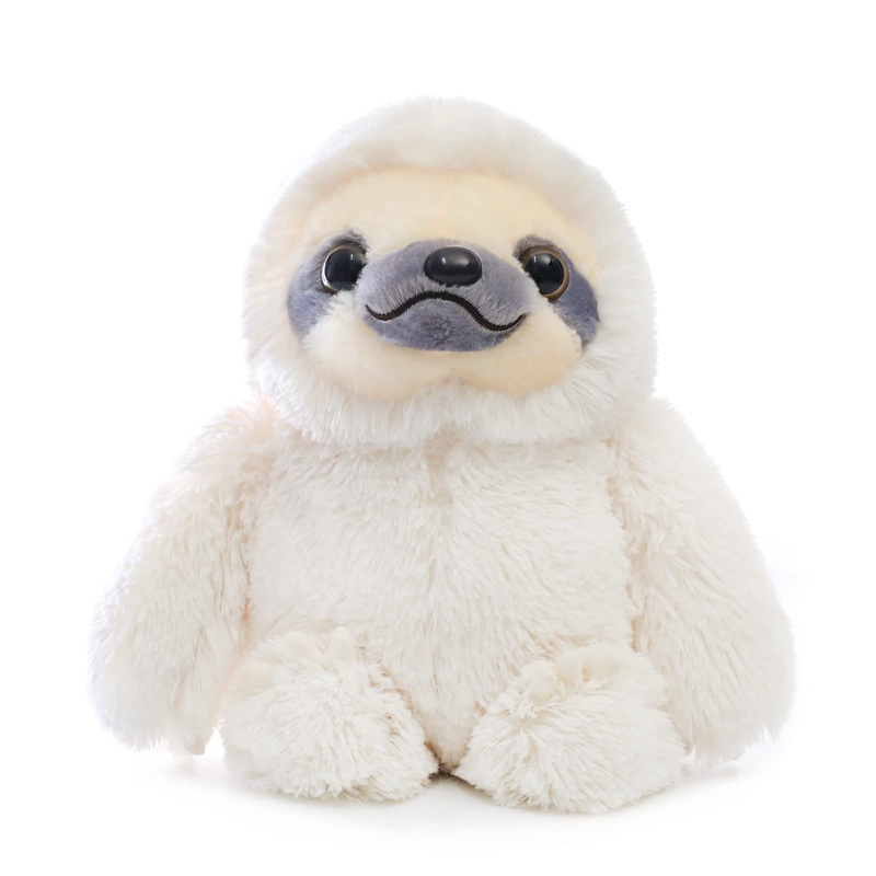 Winsterch Cute Sloth Stuffed Animal Toy,Small Plush Sloth Tedy Bear Stuffed Animal Toys For Kids Birthday Gift Baby Doll (Ivory,15.7 Inches)