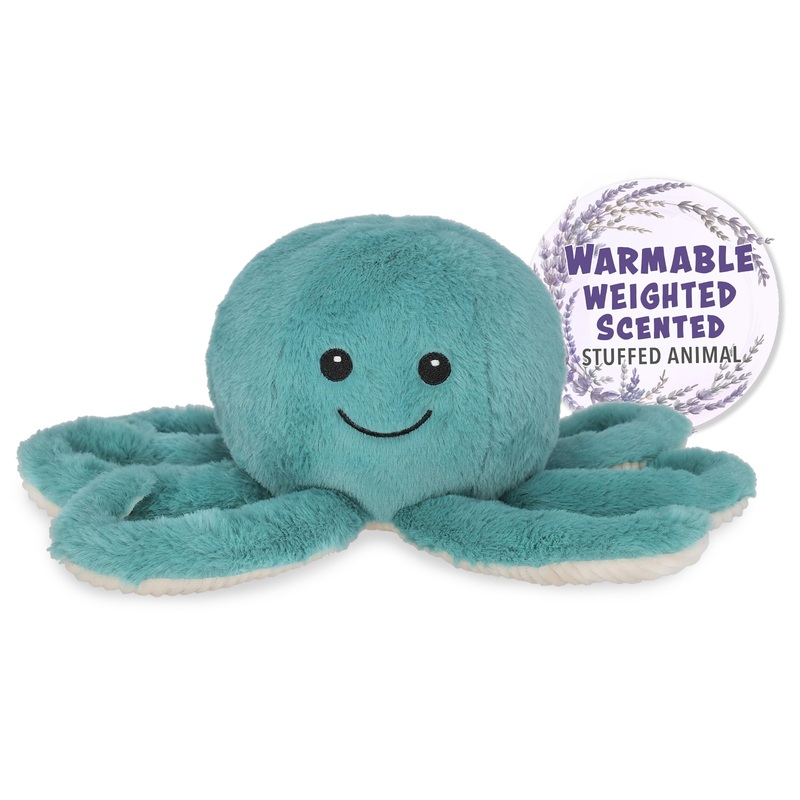 1I4 Group Warm Pals - Octopus - Cozy Lavender Scented Plush Toys - Stuffed Animal - Coolable Bedtime Comfort Plushie