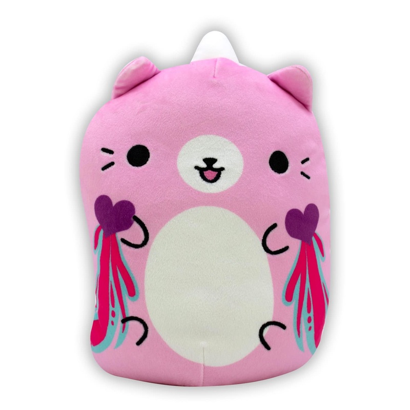 Cats Vs Pickles - Jumbo - Unicorn - Super Soft And Squishy Stuffed Bean-Filled Plushies - Great For Kids, Boys, & Girls - Collect As Desk Pets, Fidget Toys, Or Sensory Toys.