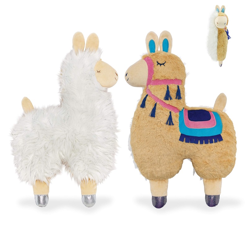 Soft Landing | Backflips | Llama/Alpaca | 2:1 Reversible Character Plush, Multi, One Size (59525)