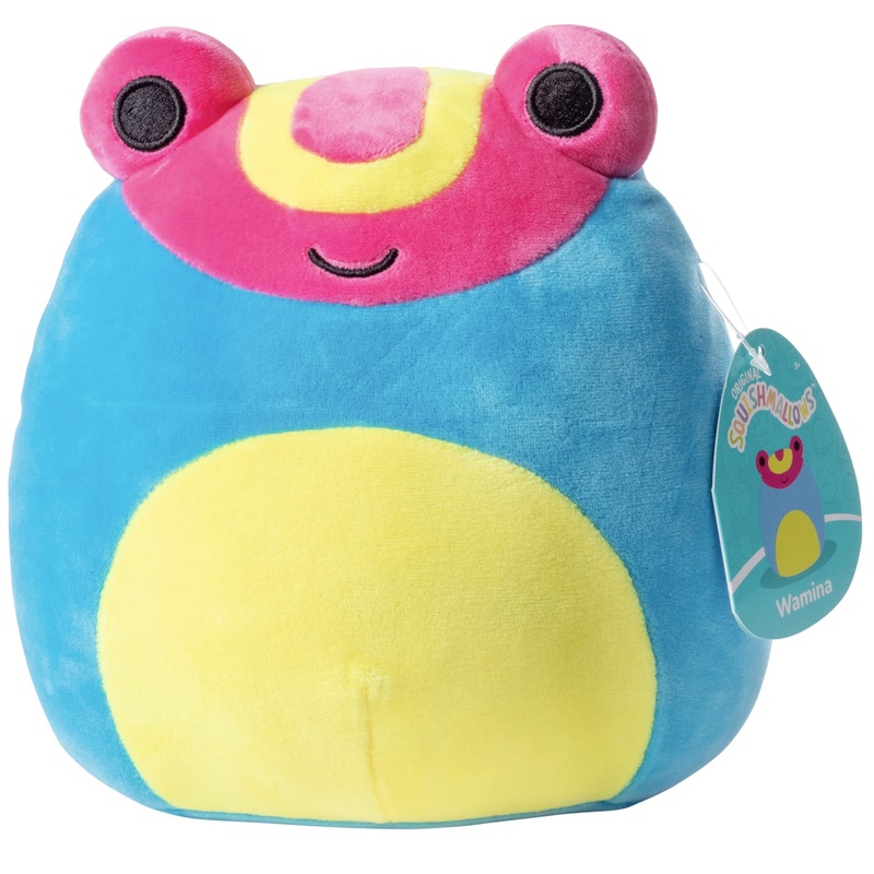 Squishmallows 8' Wamina The Blue Frog - Official Kellytoy Adorable Plush - Cute And Soft Frog Stuffed Animal Toy - Great Gift For Kids