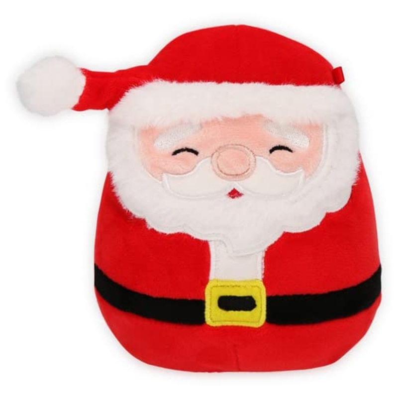 Squishmallows Kellytoy 2022 4' Nick The Santa (Eyes Closed) - Includes Stickers