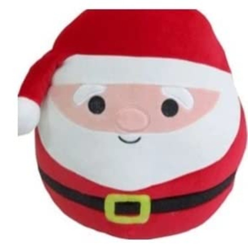 Squishmallows Kellytoy 2022 4' Nick The Santa (Eyes Open)