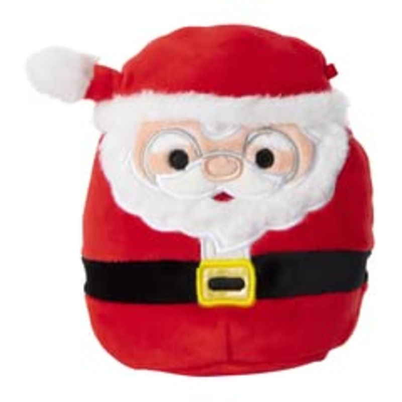 Squishmallows Kellytoy 2022 4' Nick The Santa (Eyes Open) - Includes Stickers