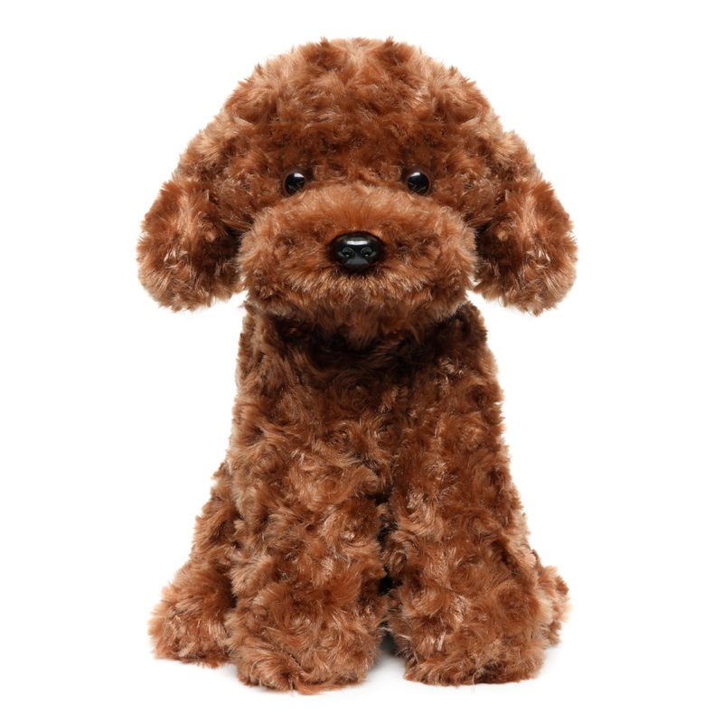 Weigedu Labradoodle Plush Toy, Fluffy Red Poodle Stuffed Animal, 12.6' - Perfect For Kids, Babies, Birthday
