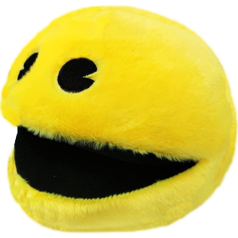Wjcnpac-Man 6' Pacn Game Man Plush Toys Yellow Portable Plush Stuffed Toy Ghost Stuffed Animal Suitable For Party Decoration Suitable For Festivals/Birthday Gifts