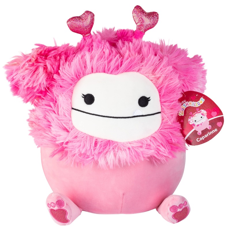 Squishmallows 10' Caparinne The Bigfoot Valentine'S Day Plush - Officially Licensed - Collectible Cute Soft & Squishy Stuffed Animal Toy - Add To Your Squad - Gift For Kids,Girls & Boys -10 Inch