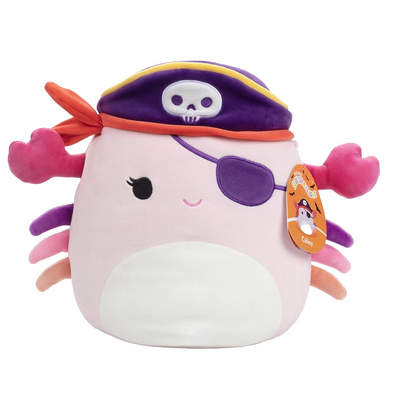 Squishmallows 10-Inch Cailey The Crab - Official Jazwares Plush - Collectible Soft & Squishy Stuffed Animal Toy - Gift For Kids, Girls, Boys