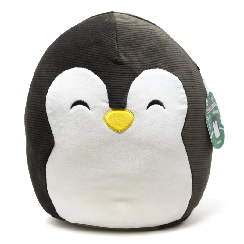 Squishmallows 2023 Xmas Luna Penguin Corduroy 8'