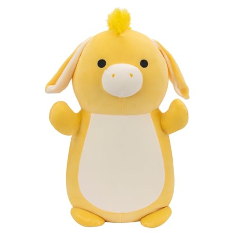 Squishmallows Hugmees Original 14-Inch Gavyn Yellow Donkey - Ultrasoft Official Jazwares Large Plush