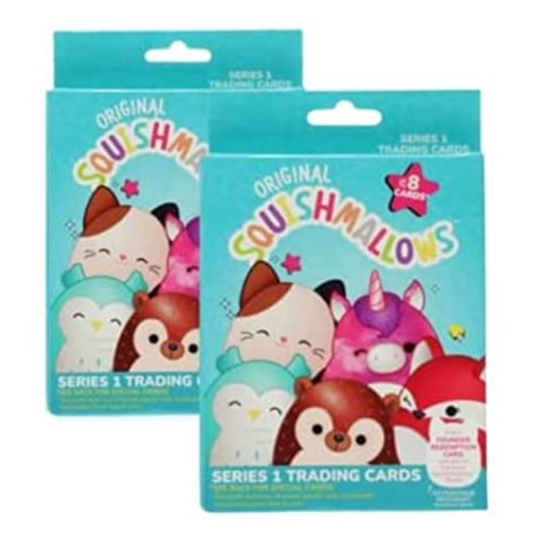 Squishmallows Official Kellytoy Series 1 Trading Cards (Pack Of 2)