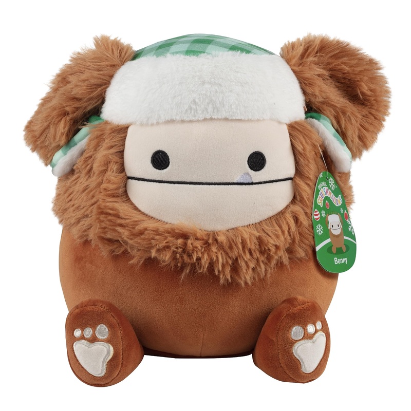 Squishmallows Original 10-Inch Benny The Bigfoot - Official Jazwares Winter Plush - Collectible Soft & Squishy Big Foot Stuffed Animal Toy - Add To Your Squad - Gift For Kids, Girls & Boys