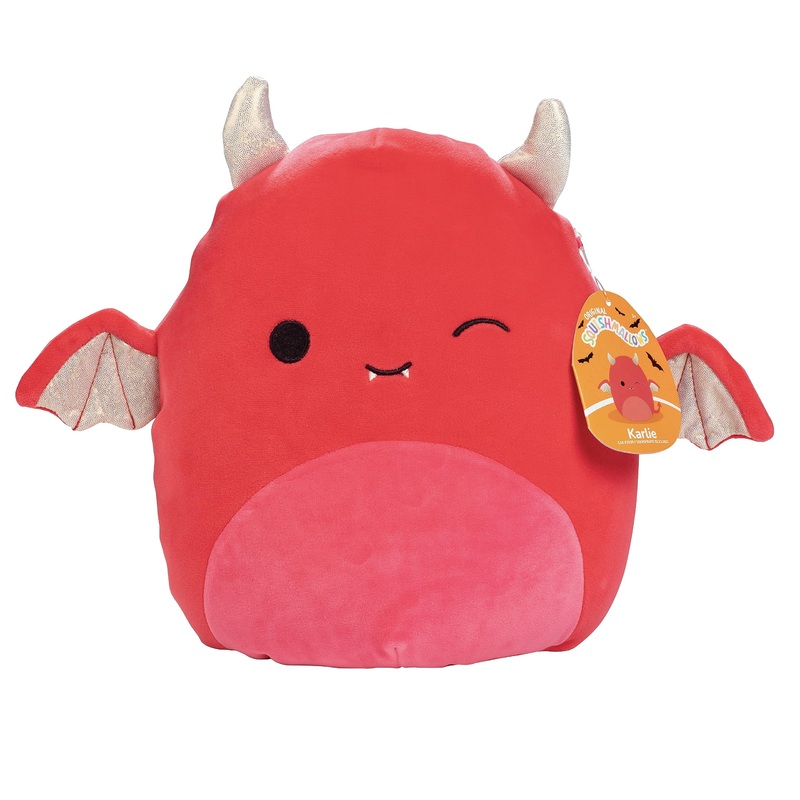 Squishmallows Original 10-Inch Karlie The Devil - Official Jazwares Easter Plush - Collectible Soft & Squishy Stuffed Animal Toy - Add To Your Squad - Gift For Kids, Girls & Boys